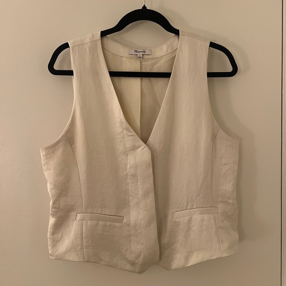 Madewell Satin Sleeveless Top